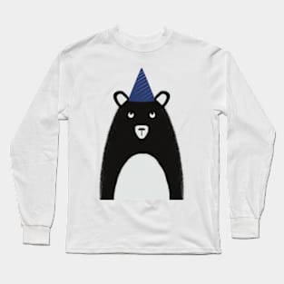 Cute bear illustration Long Sleeve T-Shirt